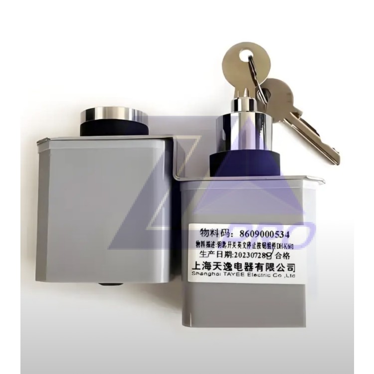 Выключатель ключевой с кнопкой STOP DH-K601 8609000534 Thyssen