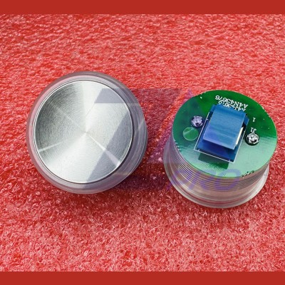 Кнопка (подсветка зеленый ореол, шлифованная, AMP разъем для MCS220, пр-во Ки...